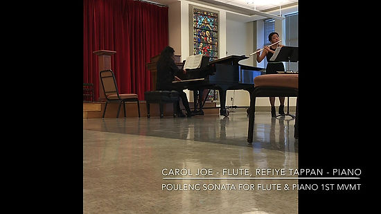 Poulenc Flute Sonata - 1st Movement